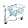 Ioensy Miniature Shopping Cart Mini Storage Basket,Office Organiser,Creative Desktop Organizer Children Push Cart Toy Girls Gift, Blue view 1