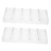 2pcs Acrylic Poker Chip Holder Chips Storage Case Rack Snack Display for Home Games view 1
