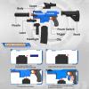 Automatic Toy Foam Blaster Sniper with Scope, Electric Toy Dart Blaster with 120 Foam Darts for Guns, IR, Flashlight, Goggles, Air Pocket Technology Outdoor Shooting Game Kids Toys for 8-12-Blue view 4
