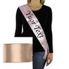 Bride Sash for Women, Bachelor Party, Hen Party Accessories, Sash Wedding, Hen Party Sash for Women, Prom, Event. (peach) view 1