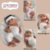 19 inch Realistic Silicone Reborn Baby Girl, not Vinyl Soft Full Body Newborn Doll Present Collectible (Unpainted, Red Body) view 3