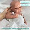 19 inch Realistic Silicone Reborn Baby Girl, not Vinyl Soft Full Body Newborn Doll Present Collectible (Unpainted, Red Body) view 4