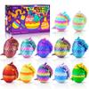 Impossmaker 12PCS 3D Printed Dragon Eggs with Dragon Inside, Unique Fun Gifts Cool Stuff Cool Gadgets for Men Teens Boy Gifts, Mini Articulated Easter Basket Essentials for Kids view 1