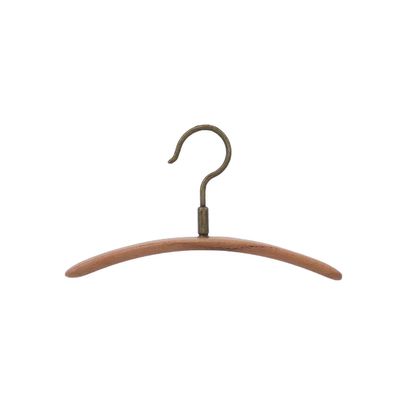 1:6 Scale Dollhouse Miniature mini Simulation Black Walnut Hanger,Clothes Hook Model,bjdob11blythegsc Wardrobe Accessories (Cherry Wood Small Hanger,1.97in Long)