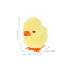 BESPORTBLE Adorable Plush Jumping Duck Interactive Clockwork Animal for Cute Wind Up Duck Plaything Fun Cartoon view 2