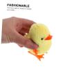 BESPORTBLE Adorable Plush Jumping Duck Interactive Clockwork Animal for Cute Wind Up Duck Plaything Fun Cartoon view 4