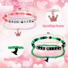 CAVETEE Witch Gift for Teen Gilrs Witch Friendship Bracelet Set of 2 for Best FriendsLong Distance Ralationship Bracelet Witch Merch Costume Crown Accessories view 2