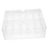 DOITOOL Clear Acrylic Poker Chips Box with Lid Transparent Poker Chip Organizer for Game Night and Tournaments Acrylic Storage view 1
