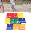 Aymzbd 10Pcs Number Bean Bags Toss Game, Family Games Carnival Toy, Kids Toys Hand Toss Game for Children view 2