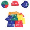 Aymzbd 10Pcs Number Bean Bags Toss Game, Family Games Carnival Toy, Kids Toys Hand Toss Game for Children view 3