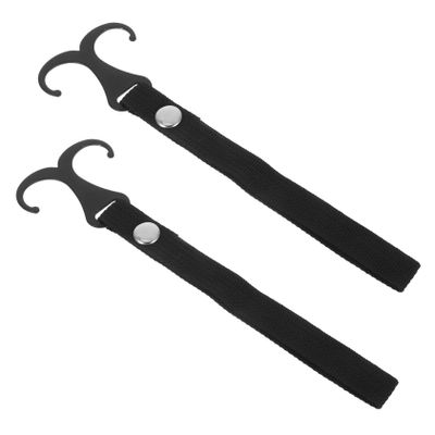 Alipis 2pcs Stroller Hooks No Drill Stroller Organizer Clips for Bags Diaper and Accessories Heavy-duty and Steel Design Easy Access for Parents The Go