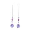 BAZEITFLOW 2pcs Hanging Crystal Ball Prisms Window Suncatcher Chandelier Crystals Chakra Decor Prisms for Wedding Ceiling Lamp Accessory Rainbow view 1