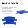 K TOMOTO Double Curved Track Pieces 45 Degree Banked Turn Racetrack Connectors Compatible with Hot Wheels view 4