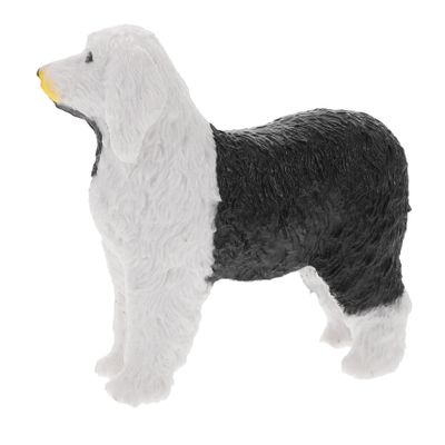Abaodam Realistic Mini Dog Figurine Solid Animal Simulation of Shepherd Dog for Play Learning Decoration Present for Model