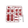 8pcs Simulation Extinguisher Shovel Tank Sand Ladder Decoration for 1/12 1/16 RC Car Axial C14 C24 D90 MN99S FY003 view 3