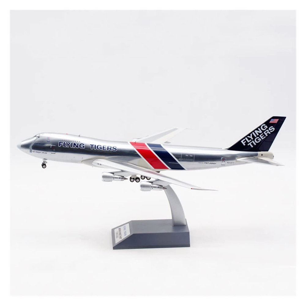 ATXTLWL Environmental Image for: 1:200 Scale B747-200 N810FT Die-Casting Flying Tigers Airplane Model Toy