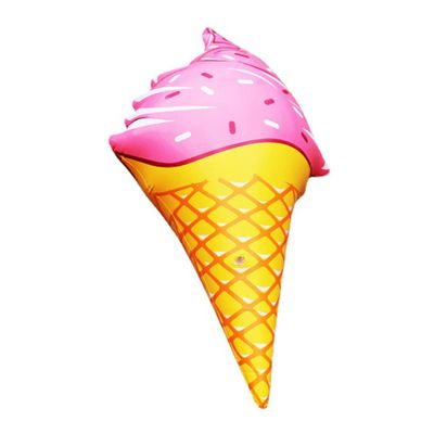 GLEAVI Inflatable Ice Cream Pool Float Toy Cute Swimming Prop for Outdoor Pool Parties Decorations for Boys and Girls Adults Quick Inflate Design for Relaxation