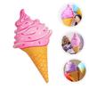 GLEAVI Inflatable Ice Cream Pool Float Toy Cute Swimming Prop for Outdoor Pool Parties Decorations for Boys and Girls Adults Quick Inflate Design for Relaxation view 2