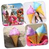 GLEAVI Inflatable Ice Cream Pool Float Toy Cute Swimming Prop for Outdoor Pool Parties Decorations for Boys and Girls Adults Quick Inflate Design for Relaxation view 3