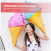 GLEAVI Inflatable Ice Cream Pool Float Toy Cute Swimming Prop for Outdoor Pool Parties Decorations for Boys and Girls Adults Quick Inflate Design for Relaxation view 4