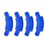 K TOMOTO 45 Degree Curved Track Pieces Compatible with Hot Wheels, Banked Turn Racetrack Connector, 4 Packs view 1