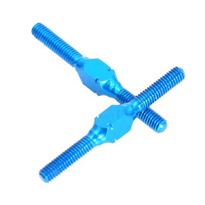 2 Pieces RC Turnbuckle Shaft Replace Parts Easy to Install Link Rod Turnbuckle Rod for 1:10 Scale RC Car Crawler DIY Accs