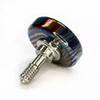 Titanium Damascus Hand Twisting Fingertips Luminous Spinning Top Gyroscope Toy view 4