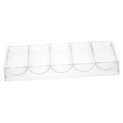 GALPADA Poker Chip Rack Display Stand Chip Holder Portable Game Box Professional Case