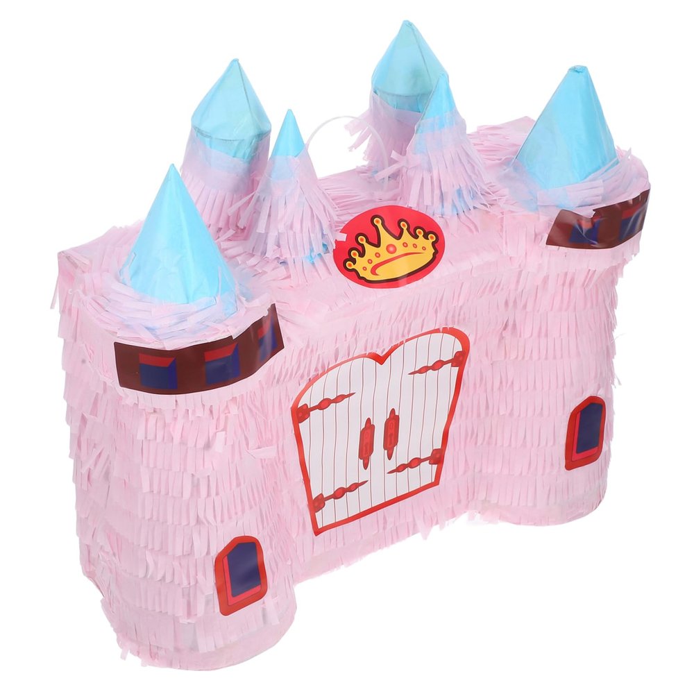 BRIGHTFUFU 1pc Castle for Girls Birthday Party Elegant Princess Theme Party Decoration Safe and Fun Candy-filled Activity for Boys and Girls for Celebrations and Themed Events