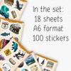 100Pcs Alaska Stickers and Decals for Water Bottle, Laptop - Alaska Party Supplies & Dacorations - Gift for Women & Men view 2