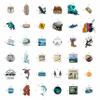 100Pcs Alaska Stickers and Decals for Water Bottle, Laptop - Alaska Party Supplies & Dacorations - Gift for Women & Men view 3