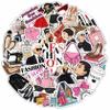 100Pcs Fashion Stickers for Water Bottles and Laptops - Fashion Gifts for Women, Party Decorations - Aethetic Stickers - Gifts for Women & Men view 1