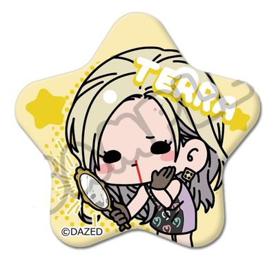 Superhuman Share House Story "Charisma" [Terra] Star Shaped Can Badge F