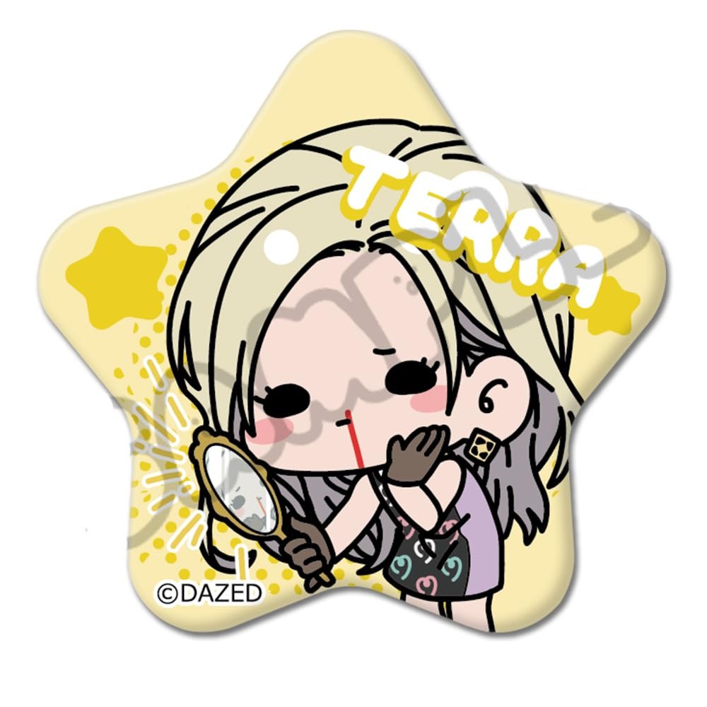 Superhuman Share House Story "Charisma" [Terra] Star Shaped Can Badge F