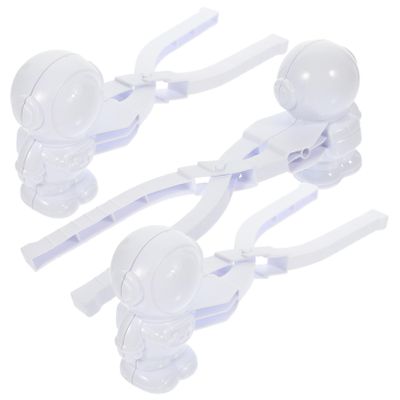 HANABASS 3pcs Artificial Snow Toys Winter Snow Balls for Boys and Girls Portable Clip Fun Snowman Maker for Boys Years Old