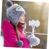 HANABASS 3pcs Artificial Snow Toys Winter Snow Balls for Boys and Girls Portable Clip Fun Snowman Maker for Boys Years Old view 2