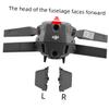 Abaodam 1pair Rear Foot for Drone Bottom Shell Lightweight Easy to Install Raises Camera to Prevent Collisions and Scratches Compatible Accessories view 2