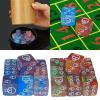 10Pcs Acrylic 6 Sided Round Corner Dices Skull Pattern Role Playing Dices For Table Game Classroom Teaching Easy To Use view 4