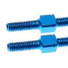 JunZheHub 2X RC Car Turnbuckle Shaft,Aluminum Alloy,DIY Modification Upgrade RC Accessories Replacement for 54248 Hobby Model Car view 4