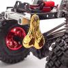 1PCS Hanging Truck Balls Nuts - Simulation RC Car Decorative Bumper Ornaments 55x39mm for 1/10, 1/8 Scale RC Trucks & Cars (Silver,2) view 4
