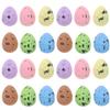 DOITOOL 100pcs Bird Egg Decorations Foam Egg Mini Material for Tie Dying Eggs Miniature Craft Eggs Fake view 1