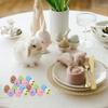 DOITOOL 100pcs Bird Egg Decorations Foam Egg Mini Material for Tie Dying Eggs Miniature Craft Eggs Fake view 3