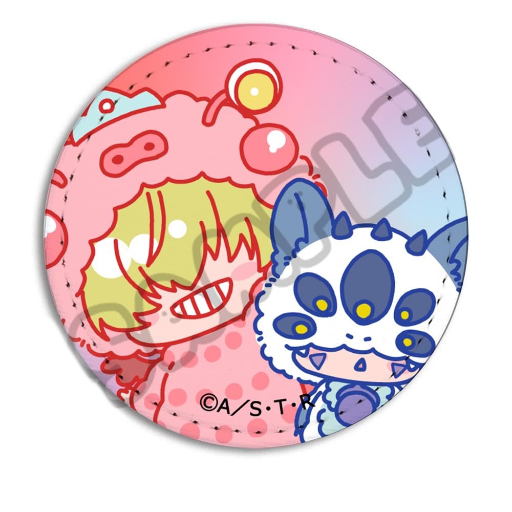 TV Anime "Katekyo Hitman REBORN!" (Belfegor & Marmon) Vol. 2 Leather Badge [Round] M SK