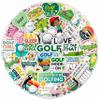 100Pcs Funny Golf Stickers for Water Bottle, Cart, Laptop - Funny Golf Gifts, Party Supplies & Decoration - Golfing Stickers and Decals - Gift for Women & Men view 1