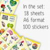 100Pcs Funny Golf Stickers for Water Bottle, Cart, Laptop - Funny Golf Gifts, Party Supplies & Decoration - Golfing Stickers and Decals - Gift for Women & Men view 2