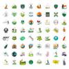 100Pcs Funny Golf Stickers for Water Bottle, Cart, Laptop - Funny Golf Gifts, Party Supplies & Decoration - Golfing Stickers and Decals - Gift for Women & Men view 4