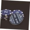 SUPVOX Ceramic Poker Poker Dealer Poker Game Tokens Poker Blind Chips Poker Accessories view 2