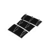 3pcs Universal Rear Bumper Spoiler Diffuser Gloss Black 7 Wing Shark Fin Style Lower Body Lip(Glossy Black) view 1