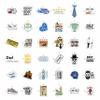 100Pcs Funny Dad Stickers for Water Bottle & Laptop - Funny Gifts for Dad - Fathers Day Stickers & Party Supplies - Gift for Women & Men view 3