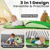 Primlect Kids Sleeping Bag with Pillow, Plush Animal Toddler Nap Mat for Preschool, Sleepovers, and Travel, Perfect for Boys and Girls, Dinosaur view 2